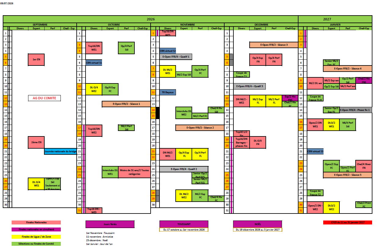 Calendrier 206-2027